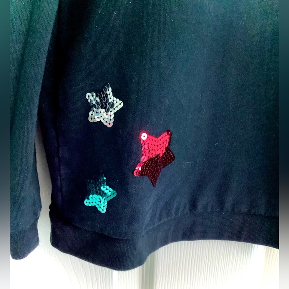 Sequin Stars Sweat Shirt - Picture 3 of 10